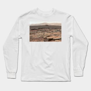 Erosion on Mars, Curiosity rover image (C023/5354) Long Sleeve T-Shirt